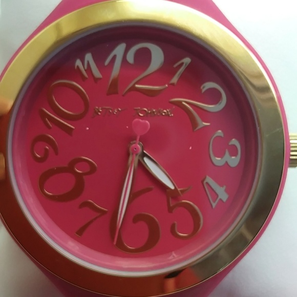 Betsey Johnson New Hot Pink Watch main image 4